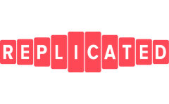 Replicated logo